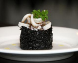 Black risotto