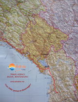 Excursion map - Albania