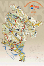 Map of excursion Canyons