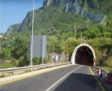 The tunnel Sozina - Montenegro