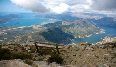 Lovcen, view on Bay of Kotor
