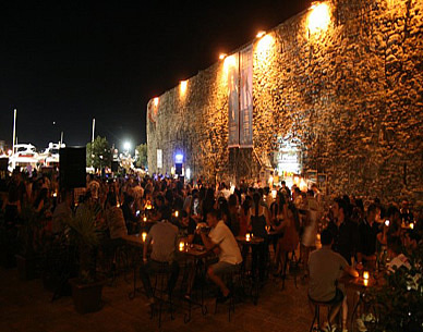 Open air bars, Budva, Montenegro